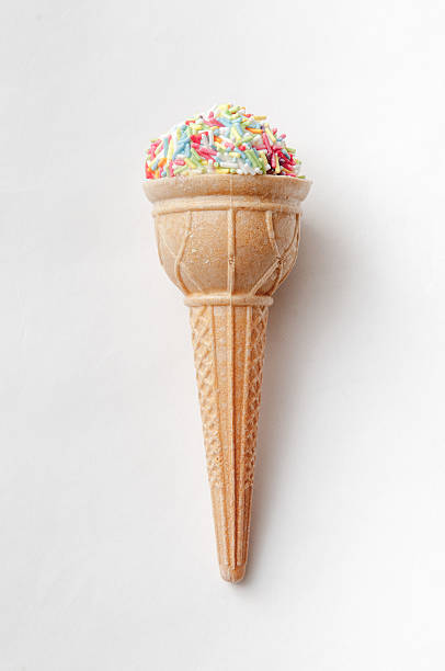 istock Ice cream shaped high calorie sweet snack 607918094