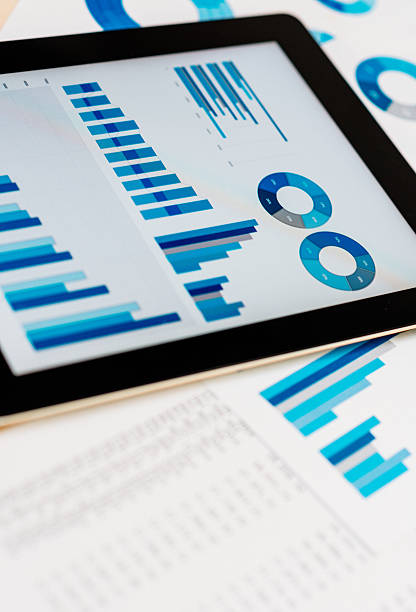 istock Stock market data and charts 607922908