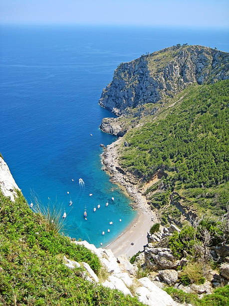 istock Coll Baix, famous bay / beach north of Majorca 607923076