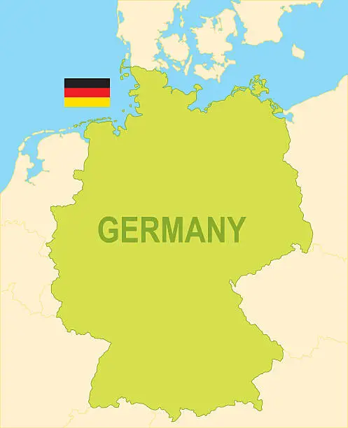 Vector illustration of Germany