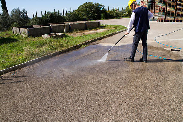 istock electrician and general worker washing  the floor 607927970