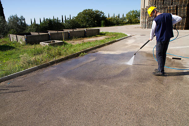 istock electrician and general worker washing  the floor 607928364