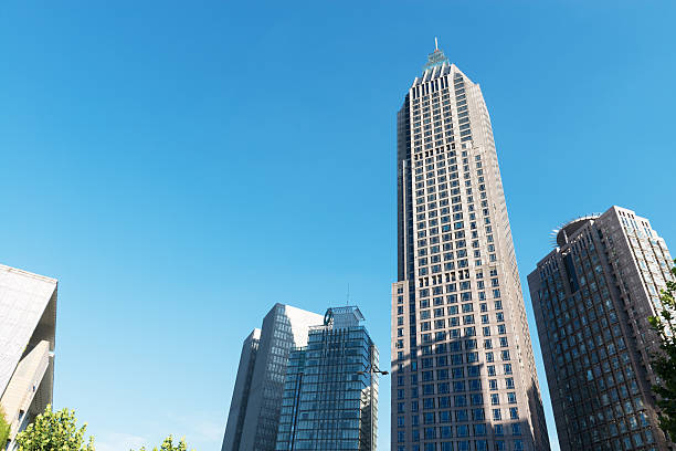 istock Modern business skyscrapers. 607928692