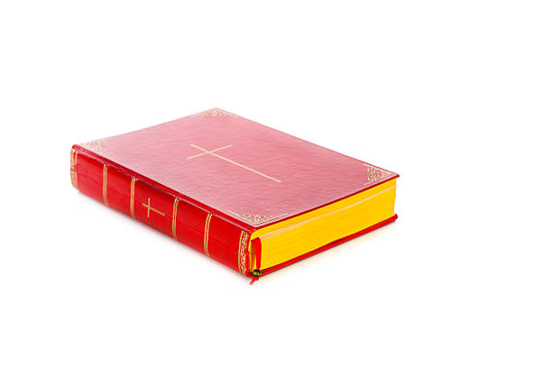 Book of Sinterklaas isolated on white backgroud. Part of a Dutch Santa tradition