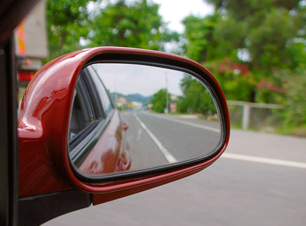 istock Driving on the road at sunset 607978148