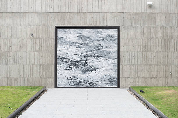istock Large blank billboard on a street wall 607987666