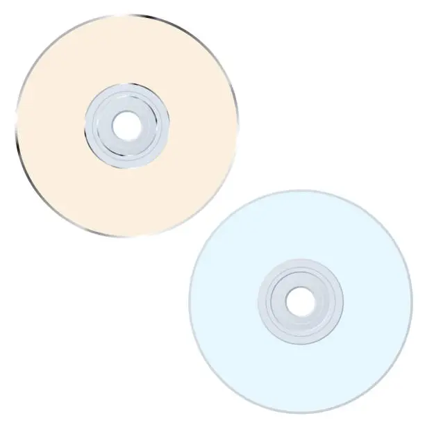 Vector illustration of CD compact disk