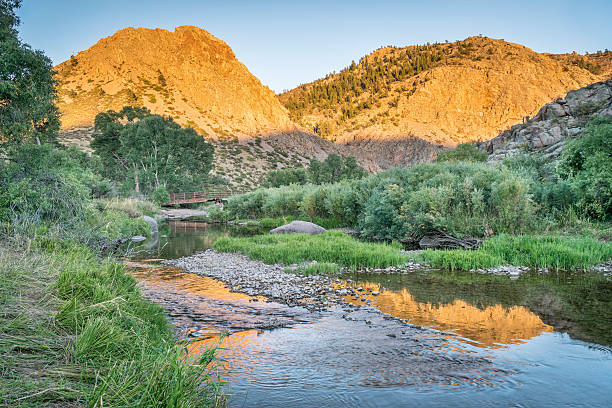 istock Eagle Nest Rock and Poudre RIver 608000086