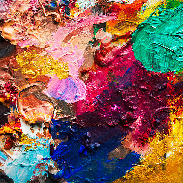 istock Oil color mix 608003504
