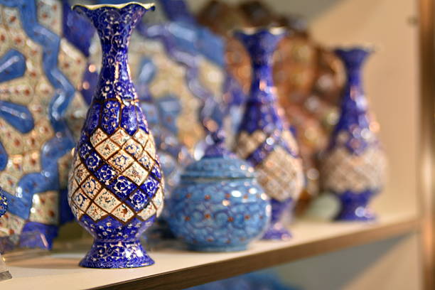 istock Handicraft made, Grand Bazaar, Naqsh-e Jahan Square, esfahan, Iran 608006288