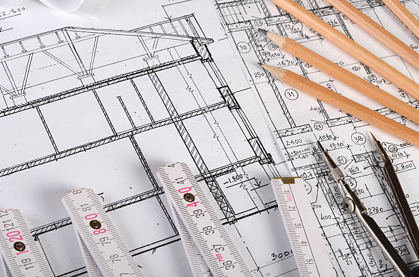 istock The projects of houses a background 608008394