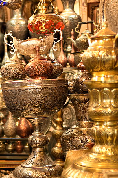 istock Handicraft made, Grand Bazaar, Naqsh-e Jahan Square, esfahan, Iran 608008684
