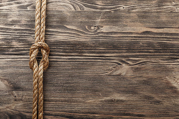 istock Picture with a rope on the old tree 608479908