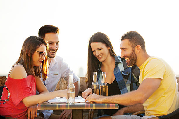 istock Friends Enjoying Outside 608496416