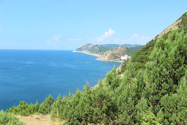 istock black sea coast. bald mountain. 608505046