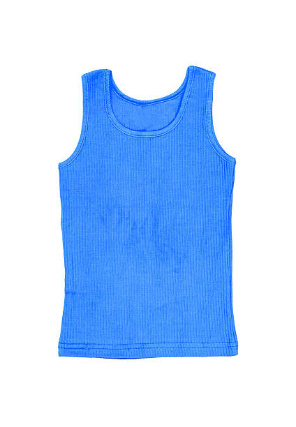 istock bright knitted T-shirt on white background 608507052