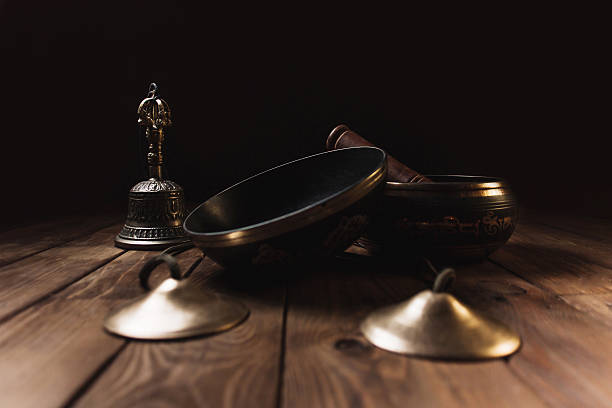 istock Tibetian music instruments for meditation 608509148
