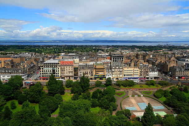istock View over Edinburgh from Castle Hill, Scotland 608513286