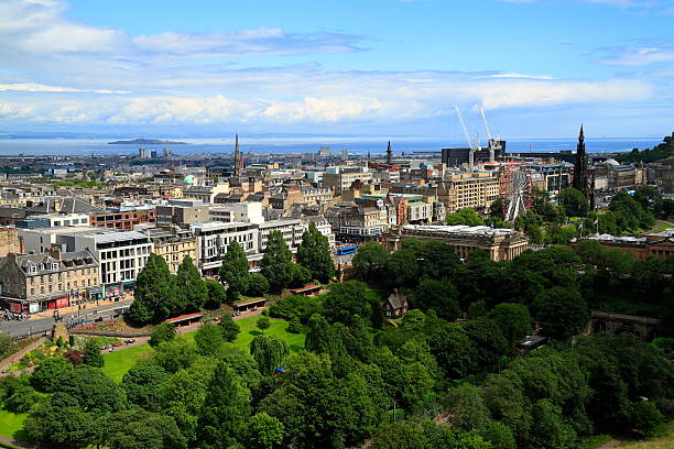istock View over Edinburgh from Castle Hill, Scotland 608514470