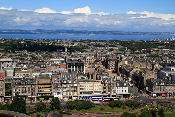 istock View over Edinburgh from Castle Hill, Scotland 608516348