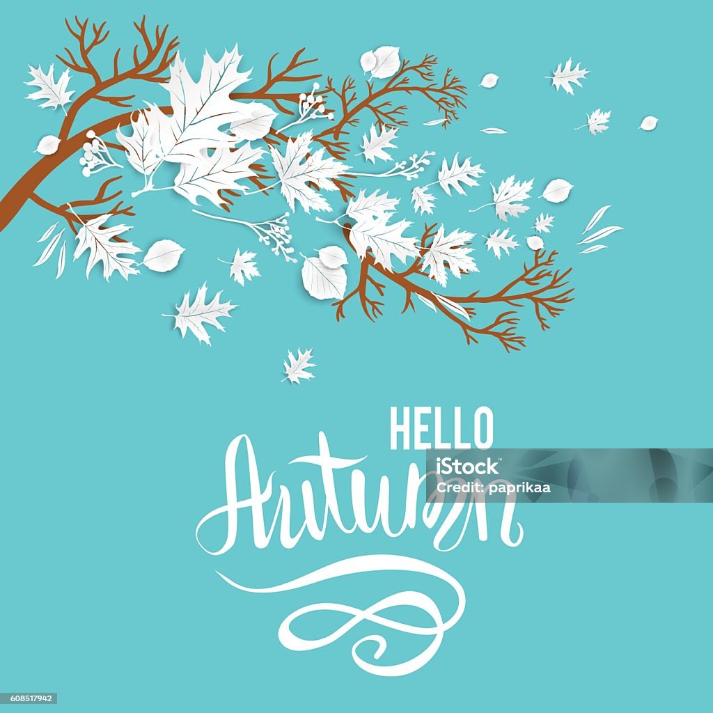 Fall Pattern Background Blue Fall Blue Background Stock Illustration - Download Image Now - Abstract ...