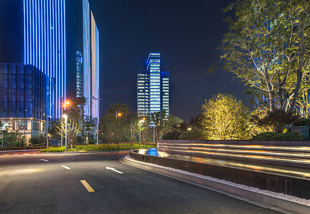 istock city empty traffic road with cityscape in background 608530072