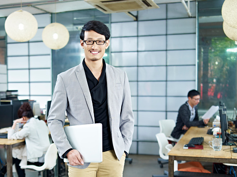 portrait of young asian entrepreneur