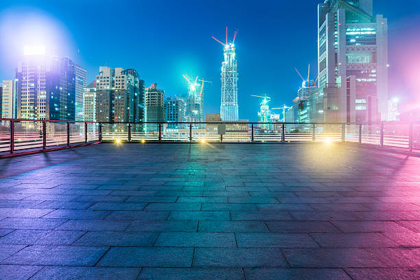 view of cityscape in Beijing stock photo