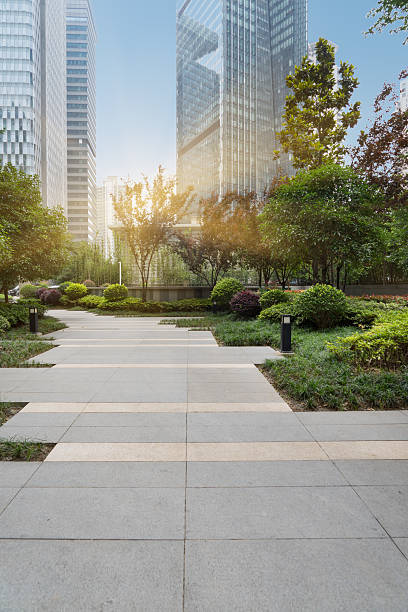 istock beautiful park at a sunny day 608538472