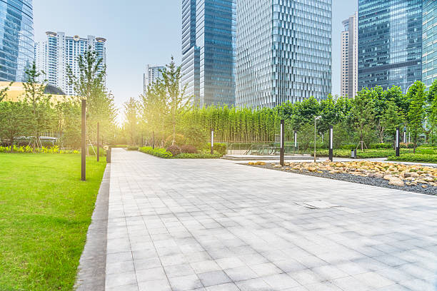 istock beautiful park at a sunny day 608540308