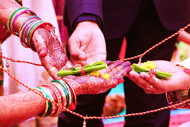istock Indian Wedding Ceremony, Indian Marriage 608548080