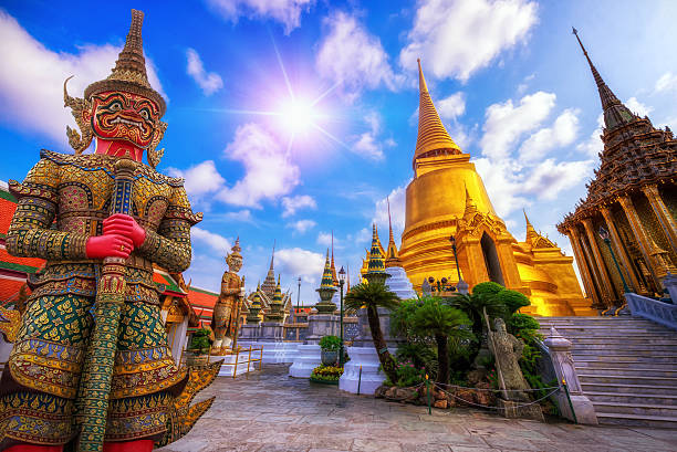 istock Wat Phra Kaeo, Temple of the Emerald Buddha 608555556