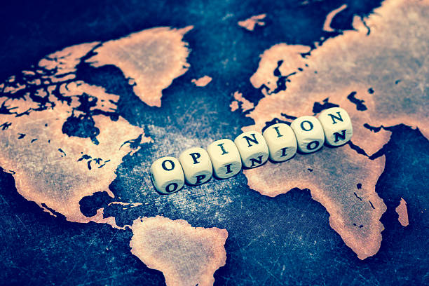 istock OPINION on grunge world map 608574468