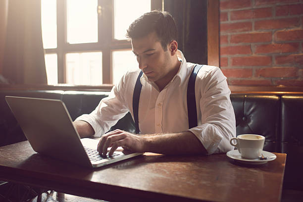 istock Businessman in the morning 608584530