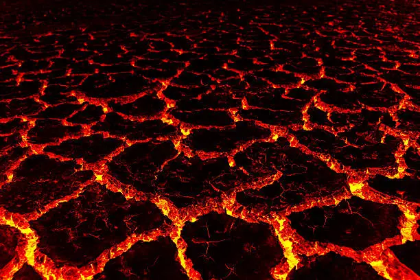 Photo of Catastrophic global warmng, Lava ground.