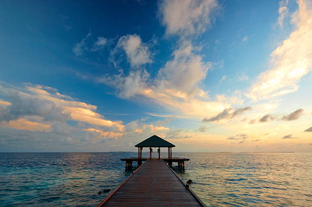 istock Maldives And Indian Ocean At Dawn 608601062