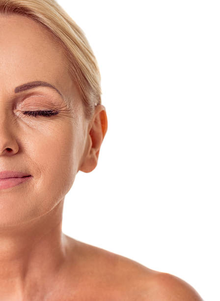 istock Beautiful middle aged woman 608616728