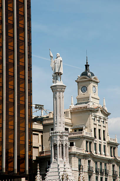 istock Monument to Christopher Columbus - Madrid - Spain 608632512