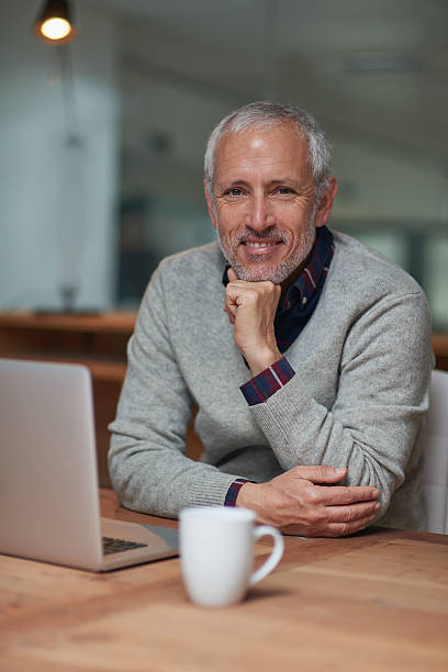 istock Working late through the wonders of coffee 608634284