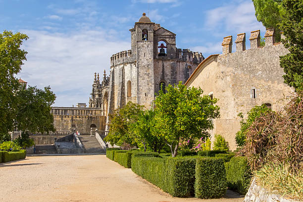 istock background landscape Templars monastery in Tomar, Portugal 608639744