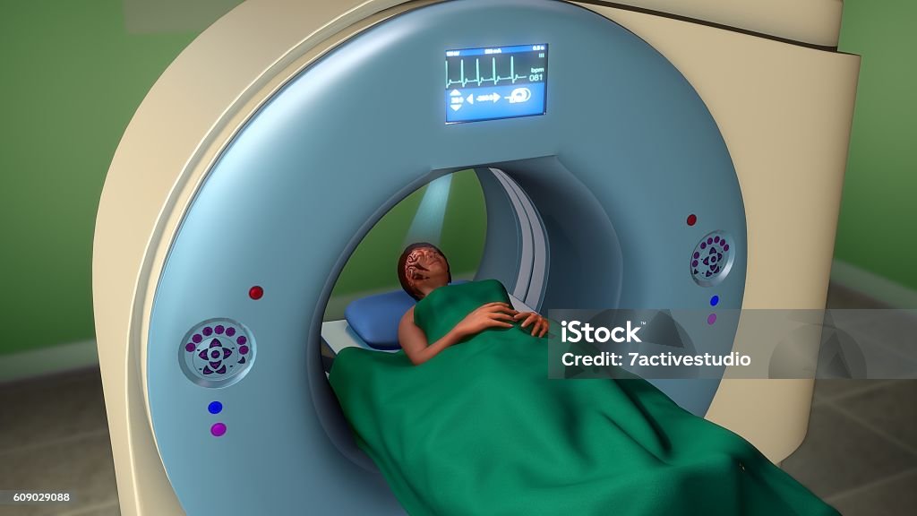 MRI Scanning Magnetic resonance imaging (MRI) is a type of scan that uses strong magnetic fields and radio waves to produce detailed images of the inside of the body. Adult Stock Photo