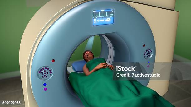 Mri Scanning Stock Photo - Download Image Now - Adult, Equipment, Healthcare And Medicine