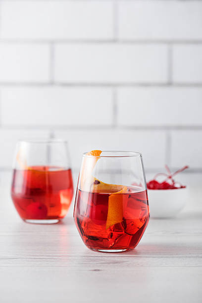 istock Fresh home made Negroni cocktails 609037726