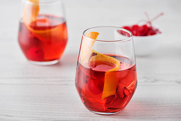 istock Fresh home made Negroni cocktails 609043484