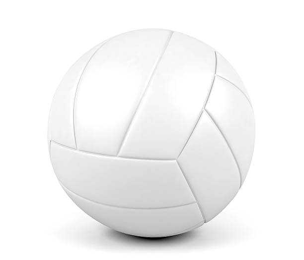 istock Volleyball ball isolated on white background 609044358