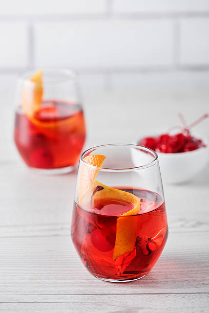 istock Fresh home made Negroni cocktails 609046038
