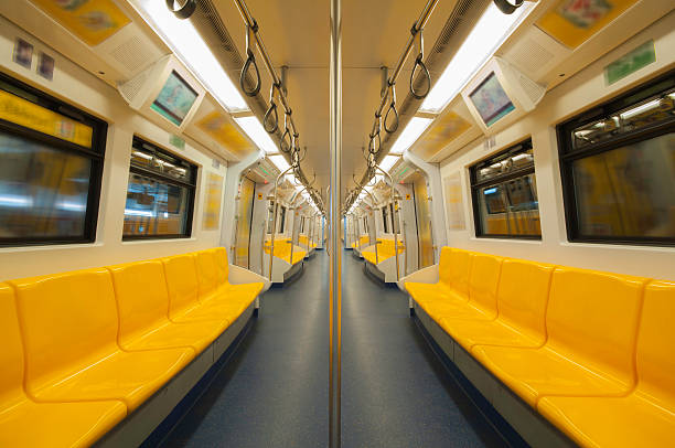 istock Seats in electric trains. 609049806