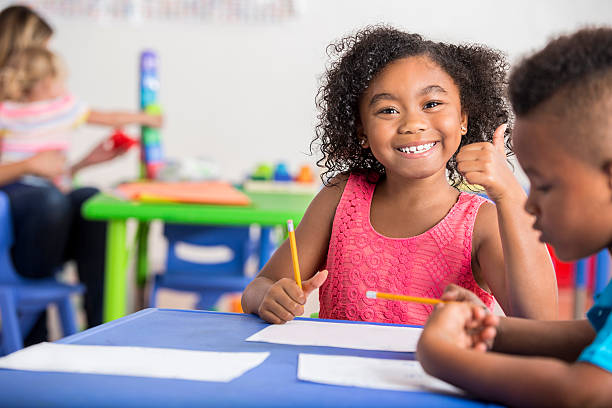 istock African American student gives thumbs up in class 609050126