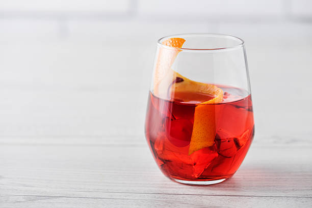 istock Fresh home made Negroni cocktails 609053106