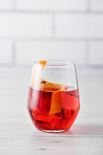 istock Fresh home made Negroni cocktails 609054206